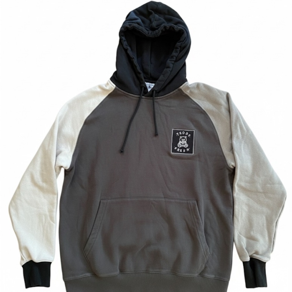 Teddy Fresh Black and Cream Hoodie